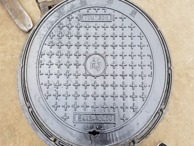 球墨鑄鐵井蓋 700*800 C250 圓形鑄鐵井蓋